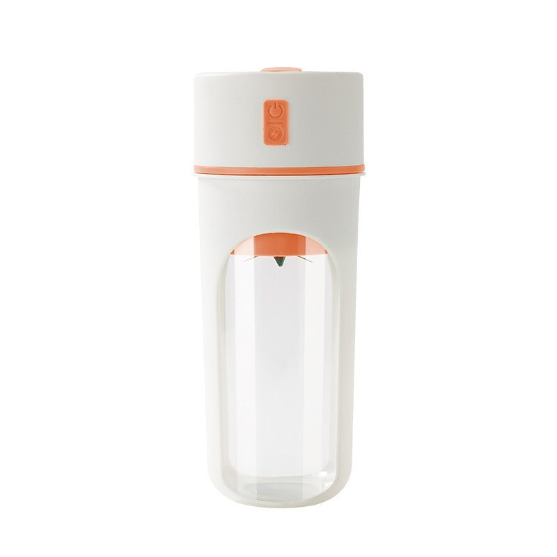 Mini Liquidificadora Portátil USB 400ml — Motor 200W, 12 Lâminas, Sem Fios