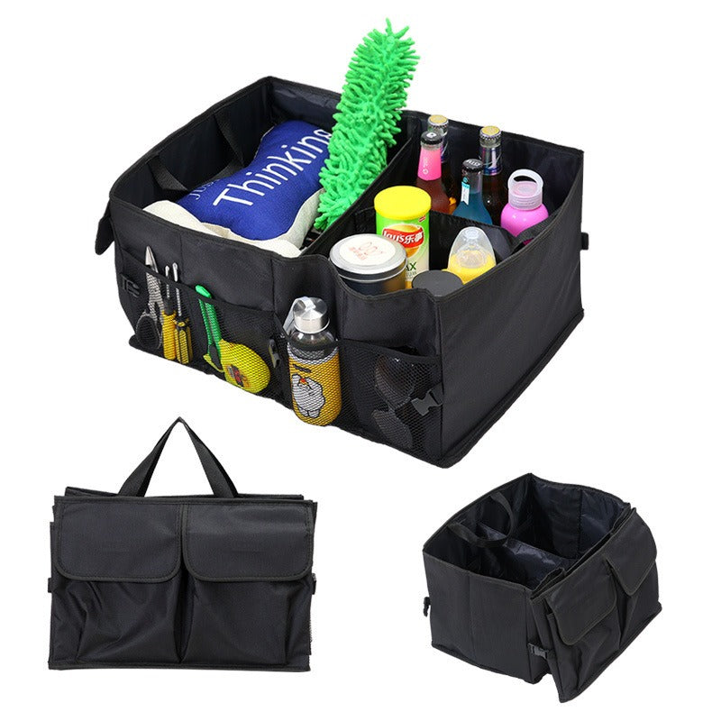 Organizador de Porta-malas Dobrável para Carro — Tecido Oxford, Grande Capacidade