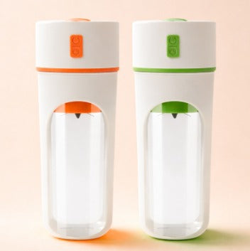 Mini Liquidificadora Portátil USB 400ml — Motor 200W, 12 Lâminas, Sem Fios