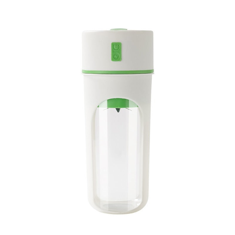 Mini Liquidificadora Portátil USB 400ml — Motor 200W, 12 Lâminas, Sem Fios