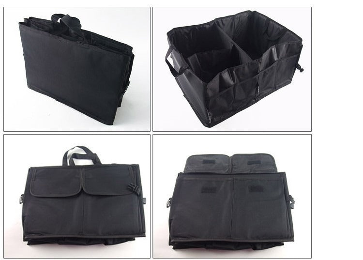Organizador de Porta-malas Dobrável para Carro — Tecido Oxford, Grande Capacidade